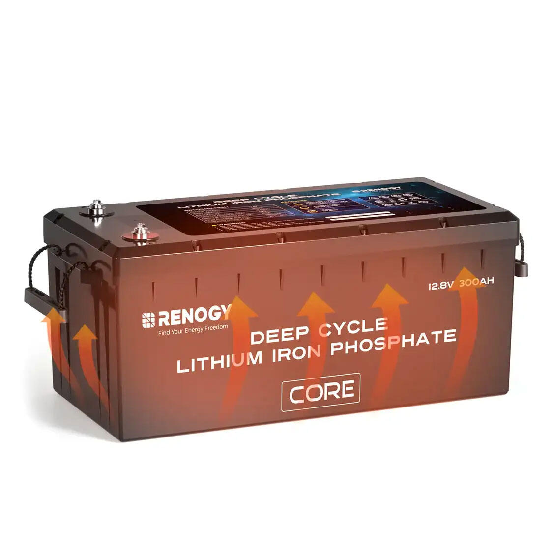 Litiumbatteri Core, 12V | 300Ah | 3840Wh | Med värme
